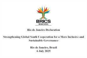 Read more about the article Rio de Janeiro Declaration 2025: How the Global South Rewrites the Rules of the Game
