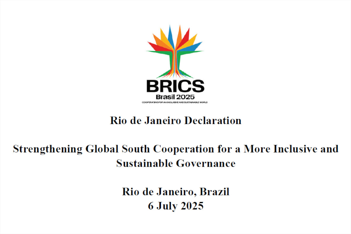 Read more about the article Rio de Janeiro Declaration 2025: How the Global South Rewrites the Rules of the Game