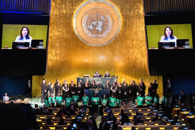 UN General Assembly 2025: Annalena Baerbock addresses the 80th session at the UN headquarters