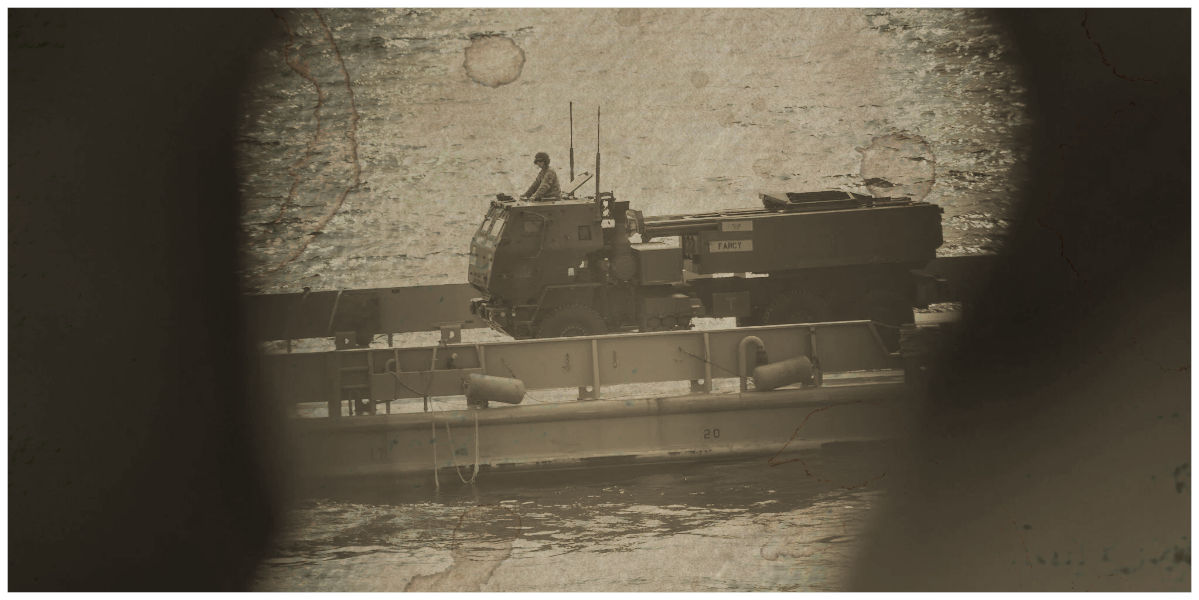 Southeast Asia Militarization illustrated by USAV Calaboza deploying HIMARS during Indo-Pacific military operations